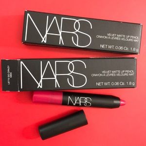 NARS Velvet Matte lipstick in “Let’’s go crazy”